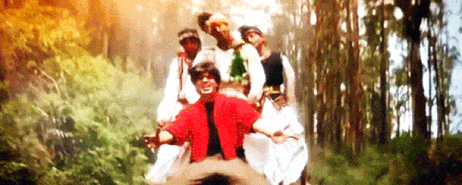 Shah Rukh Khan In Chaiya Chaiya Song