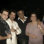 Sanjay Kapoor with his siblings