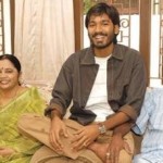 Dhanush with his parents and wife