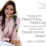 Sonam Kapoor At Elle Breast Cancer Campaign