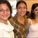 Kajol with her mother and sister