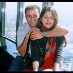 Virender Sehwag with his wife Aarti