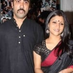 Konkona Sen Sharma with her husband