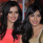 Neha Sharma with her sister