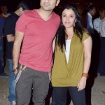 Vir Das with his wife