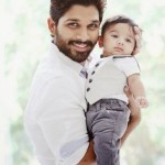 Allu Arjun with his son