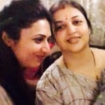 Divyanka Tripathi with her sister