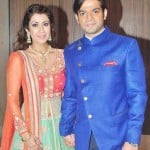 Karan Patel with his wife