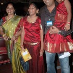 Prakash Raj with his Ex-wife and daughters