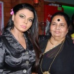 Rakhi Sawant With Her Mother