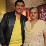 Sanjeev Kapoor with his mother