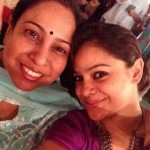 Sumona Chakravarti with her mother