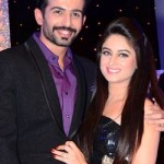 Jay Bhanushali with his wife