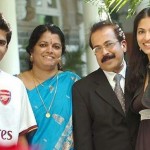 Parvathy Omanakuttan with her family
