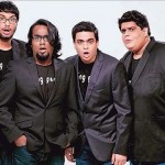 AIB's 4 stand-up comedians (from left) Gursimran Khamba, Ashish Shakya, Rohan Joshi and Tanmay Bhat