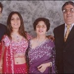 Aftab Shivdasani with his family