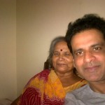 Manoj Bajpai with his Mother