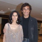 Rahul Dev with his late wife Rina