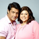 Ria Banerjee with her husband