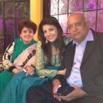 Kajal Aggarwal with her parents