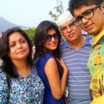 Kritika Kamra with her family