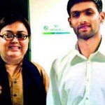 Shoaib Malik with his Ex-wife Ayesha Siddiqui