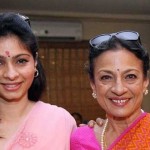 Tanishaa Mukerji with her mother