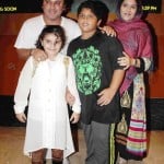 Ali Asgar with his wife and children