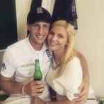 Joe Root with Carrie Cotterill