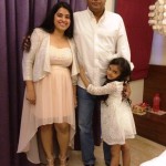 Ruhanika Dhawan with her parents