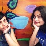 Sneha Ullal with her sister