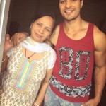 VIn Rana with his mother