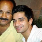 Vishal Singh with his father