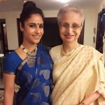Gaiti Siddiqui with her mother