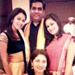 Mira Rajput with her family