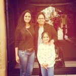 Mona Singh with her elder sister Sona Singh and her niece, RIa