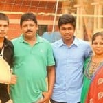 Sanju Samson with his family