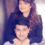 Aashka Goradia with her brother