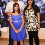 Dayanand Shetty with his wife and daughter