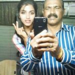 Dhansika with her father