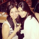 Diana Penty with her mother