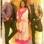 Harmeet Singh with His Mother and Brother