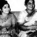 Jayalalithaa with her mother