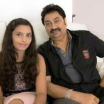 Kumar Sanu with daughter Shannon K