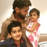 Murali Vijay with his children