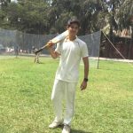 Rohan Mehra playing cricket