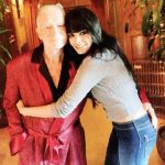 Sherlyn Chopra with Hugh Hefner