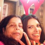 Sherlyn Chopra with her mother
