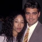 George Clooney with his Ex-girlfriend Kimberly Russel