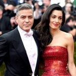 George Clooney with his Ex-wife Amal Clooney